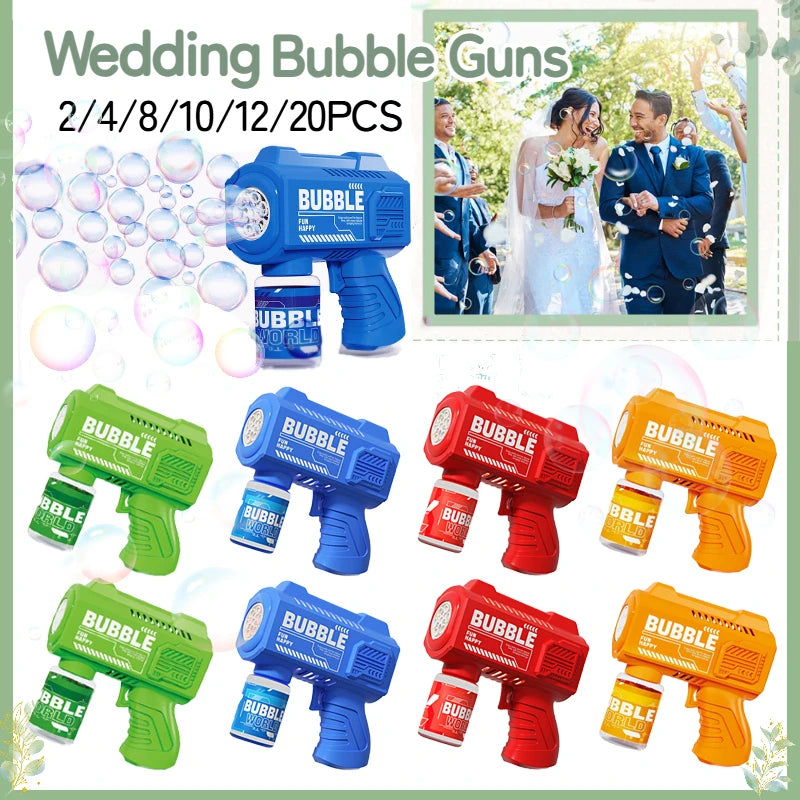 Pistolets à bulles de savon mariage