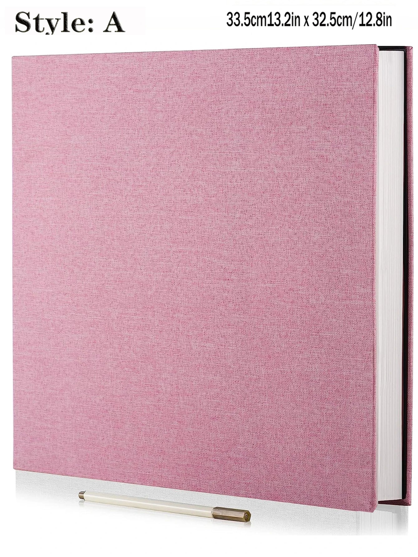 Album photo mariage scrapbook lin pages adhésives