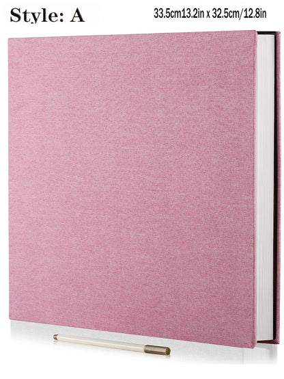 Album photo mariage scrapbook lin pages adhésives