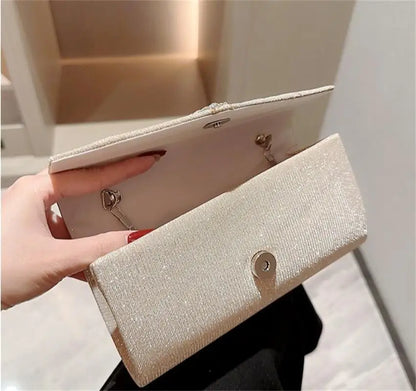 Pochette de mariage à nœud strassé — vue 2