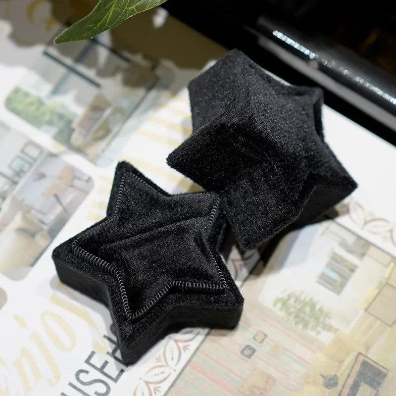Écrin bague velours forme étoile — vue 8