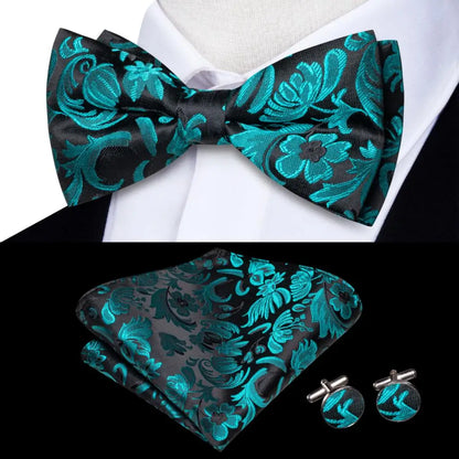 Coffret nœud papillon mariage homme vert