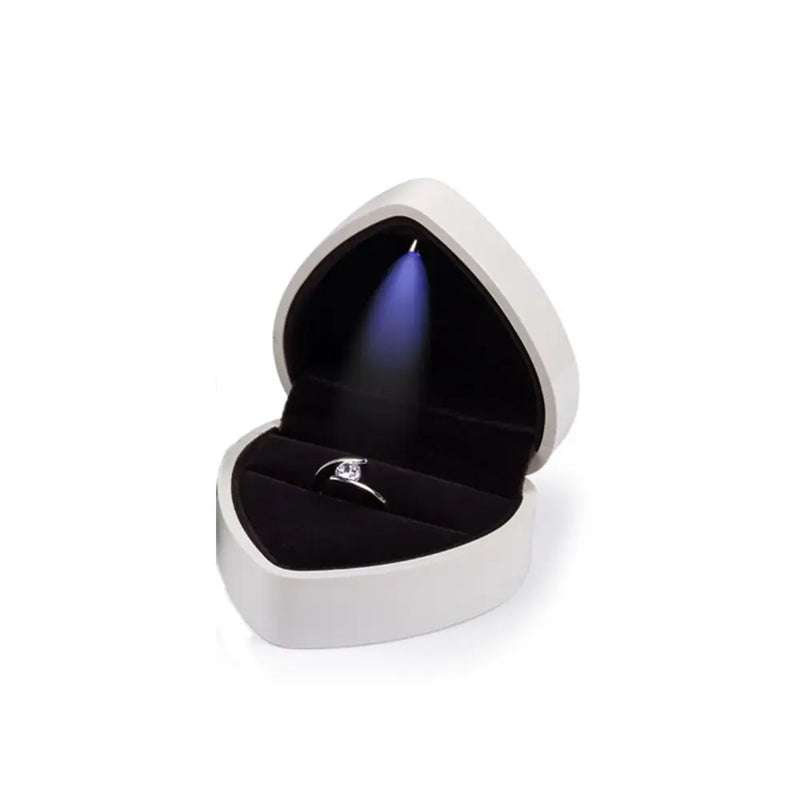 Écrin bague cœur lumineux LED — vue 10