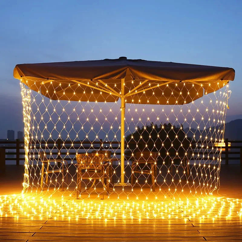 Rideau Lumineux Filet LED Mariage
