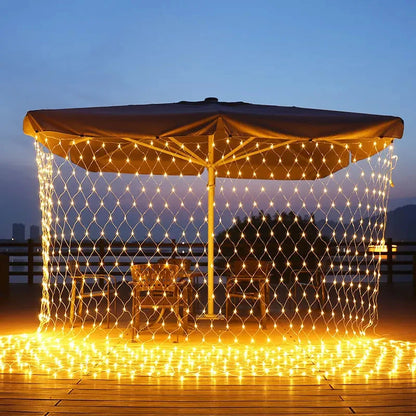 Rideau Lumineux Filet LED Mariage