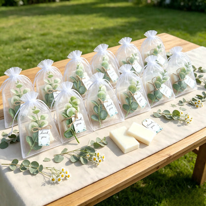 Mini Savons Blancs Invités Mariage