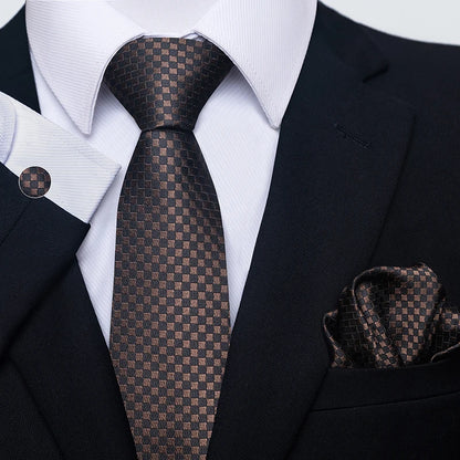 Coffret cravate mariage homme et pochette