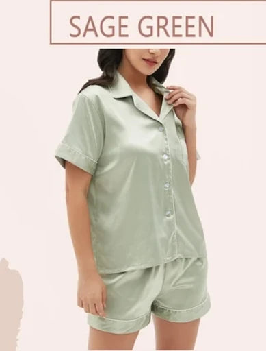 Pyjama Satin Assorti Demoiselles d'Honneur