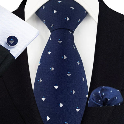 Cravate Mariage Homme et Pochette Assortie