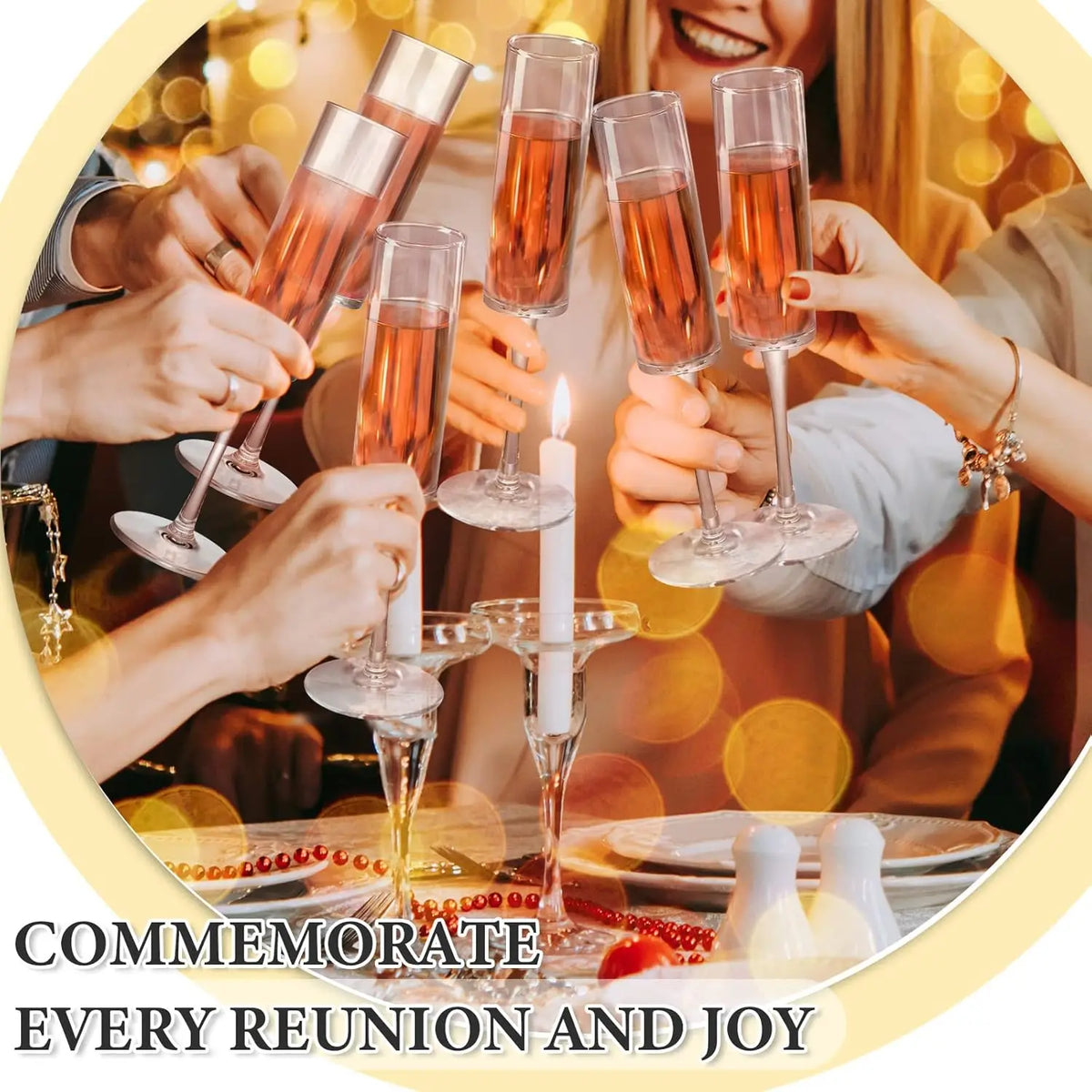 Flûtes à Champagne Mariage Incassables