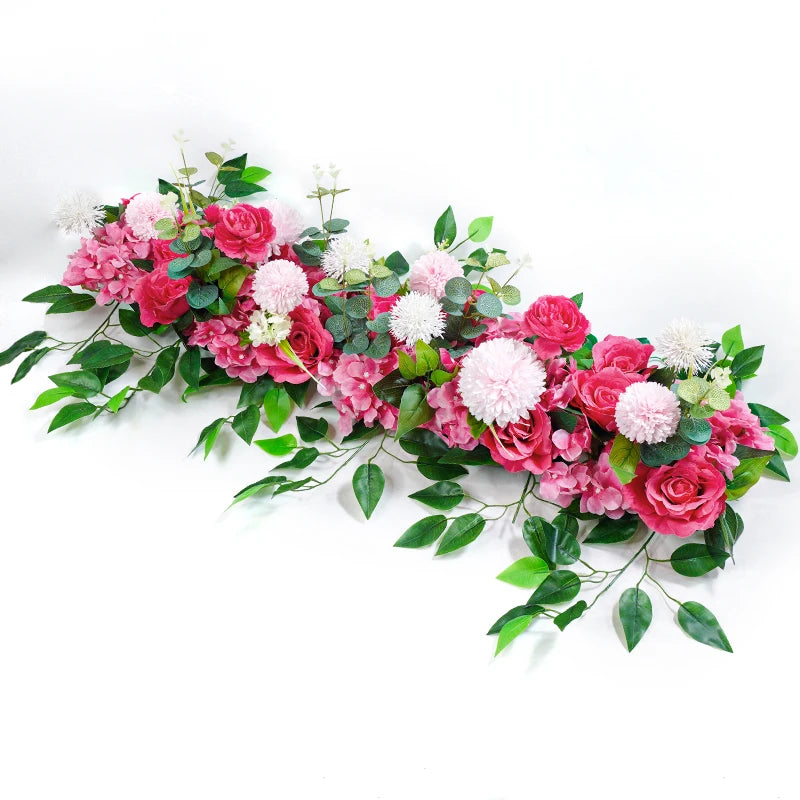 Rangée de Fleurs Artificielles Mariage 100 cm