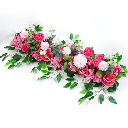 Rangée de Fleurs Artificielles Mariage 100 cm