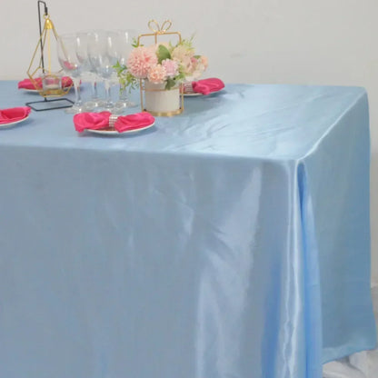 Nappe Satin Mariage Réutilisable