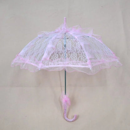 Ombrelle Mariage Dentelle à Volants