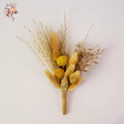 Lot de 6 boutonnières fleurs séchées — vue 4
