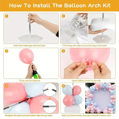 Arche Mariage Ballons Réglable avec Socles