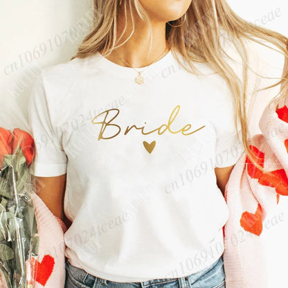 T-shirt EVJF Bride Squad à cœur