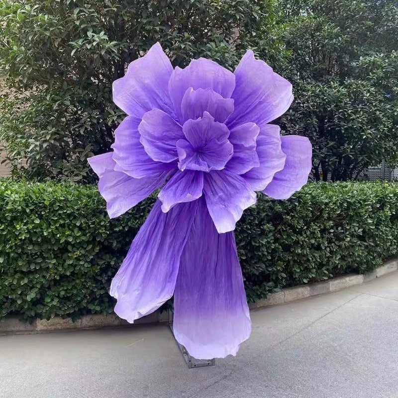 Fleur Géante Papier Iris Mariage