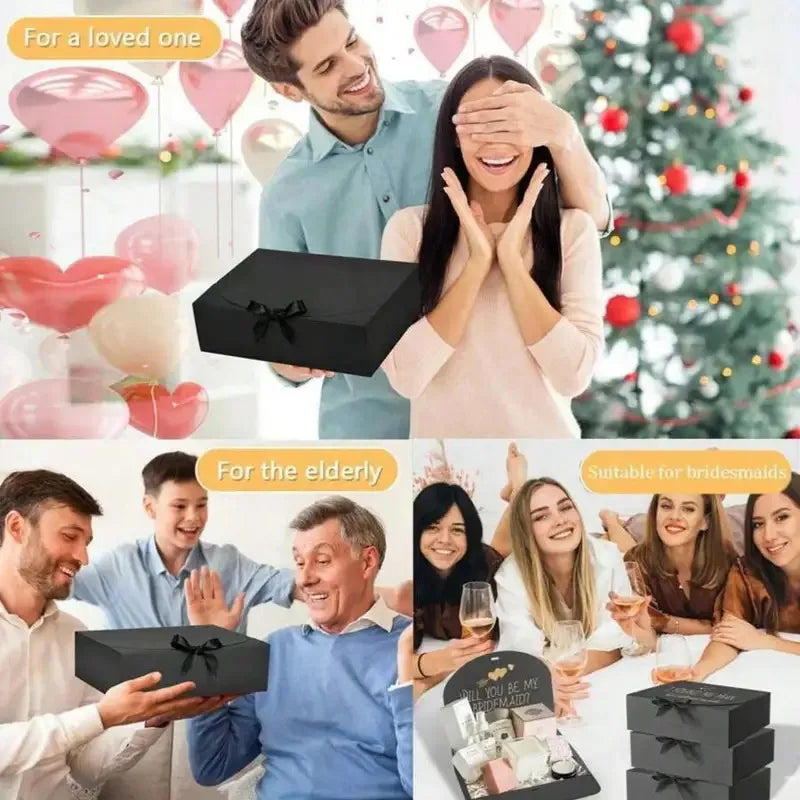 Coffret Cadeau Mariage avec Ruban Satin