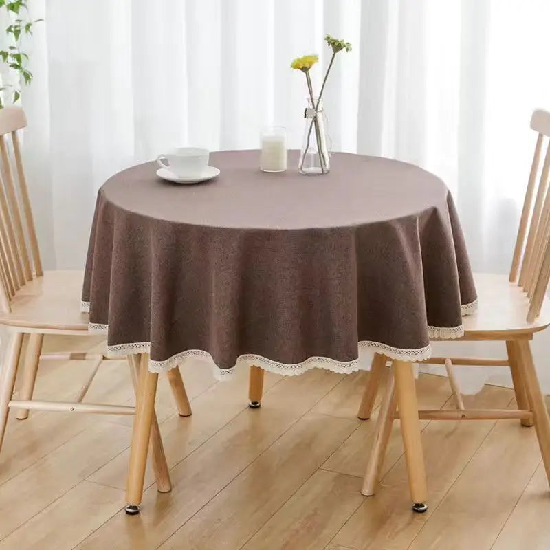Nappe Ronde Dentelle Mariage