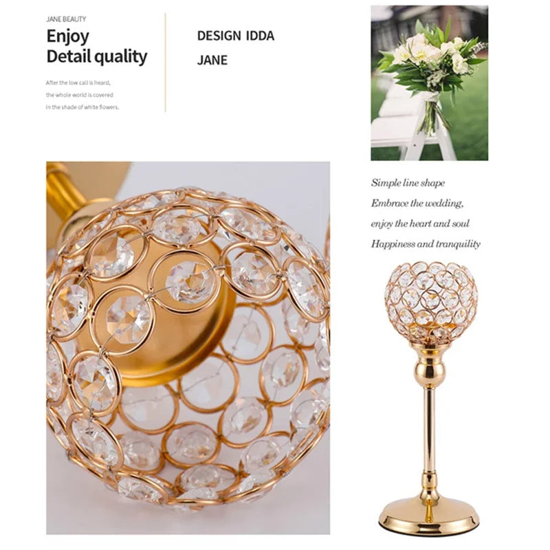 Bougeoir Cristal Moderne Mariage