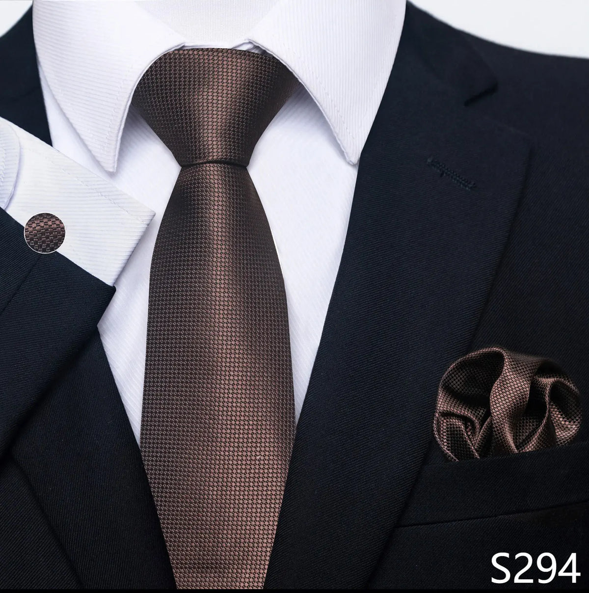 Coffret cravate mariage homme et pochette