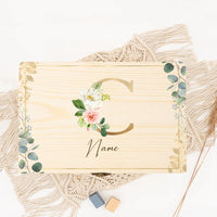 Boîte souvenir mariage initiale personnalisée — vue 21