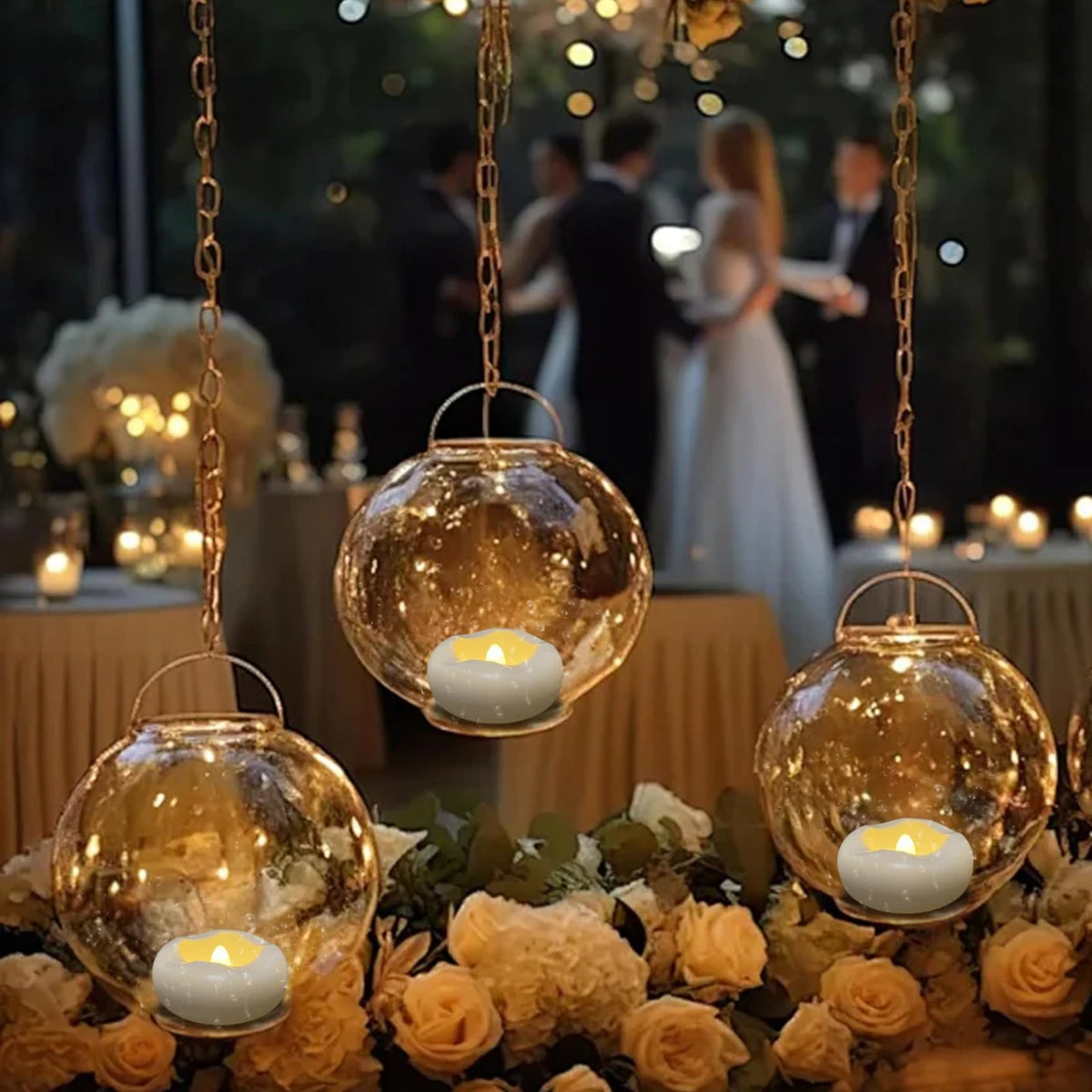 Bougies flottantes LED pour mariage — vue 3