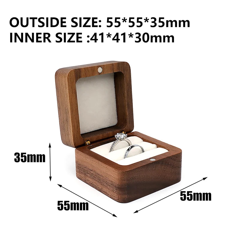 Boîte alliance bois simple ou double — vue 6