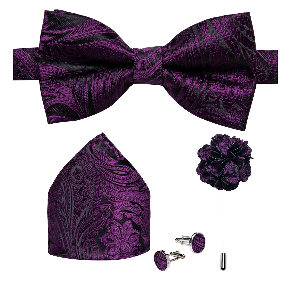 Nœud papillon mariage homme 4 pièces — vue 18