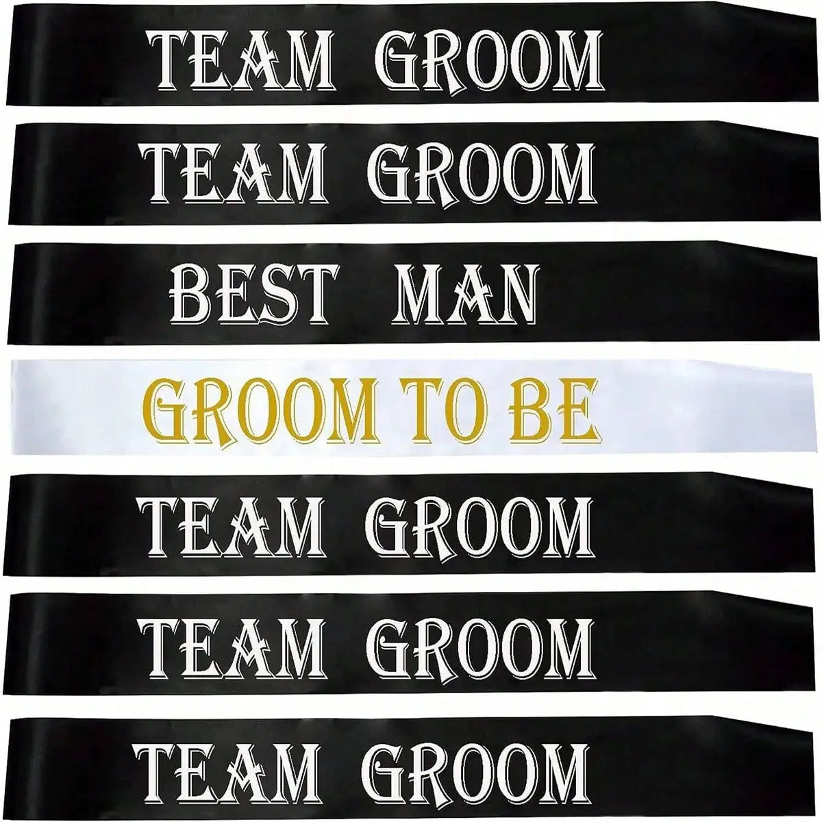 Écharpes EVG Team Groom noires
