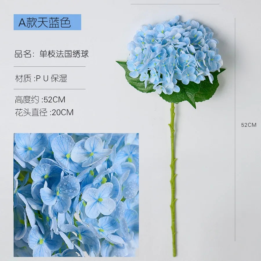 Tige d'Hortensia Artificiel Mariage 52 cm — vue 15
