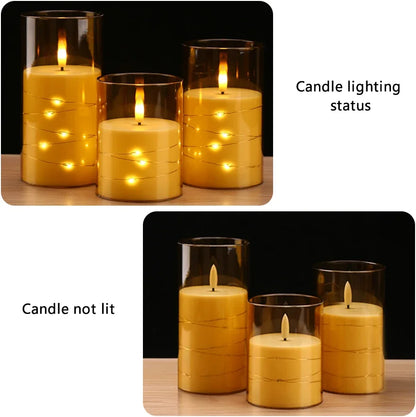 Bougies LED à Télécommande Mariage