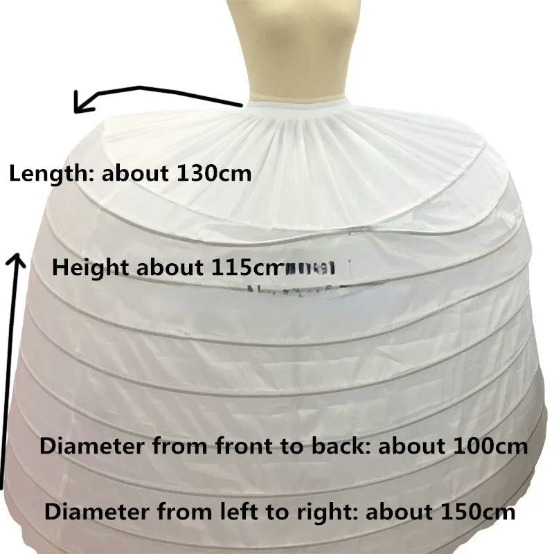 Jupon Robe de Mariée 9 Cerceaux
