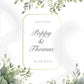 Faire-part Mariage Personnalisé Floral Bohème