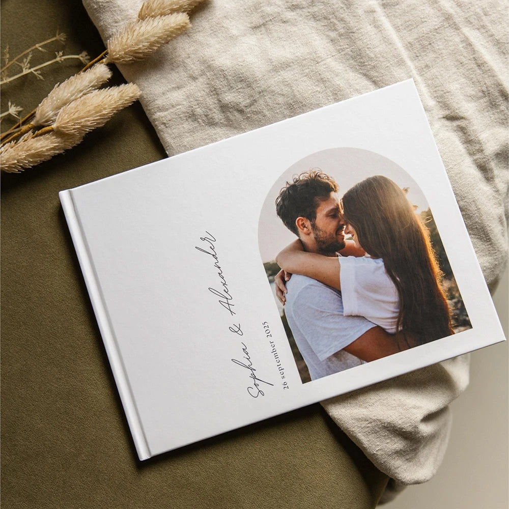 Livre d'or mariage avec photo et prénoms