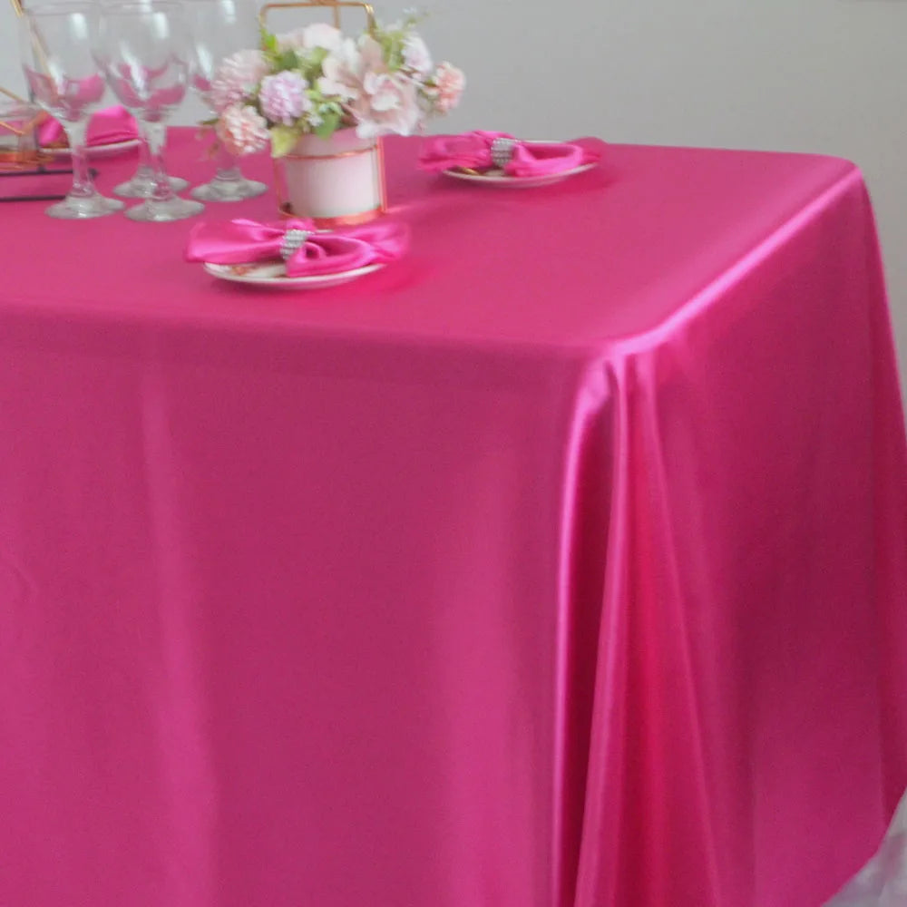 Nappe Satin Mariage Réutilisable
