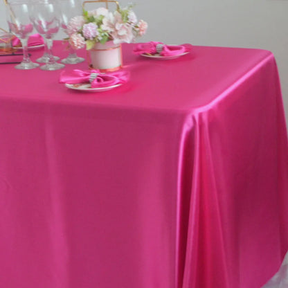 Nappe Satin Mariage Réutilisable