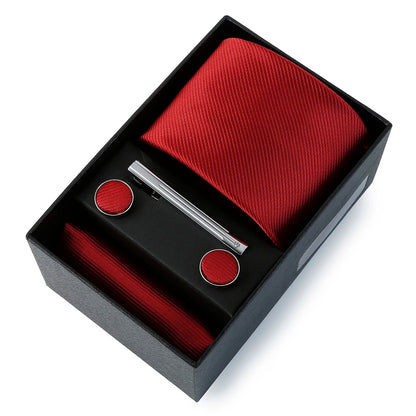 Coffret Cravate Mariage Unie avec Pince — vue 14
