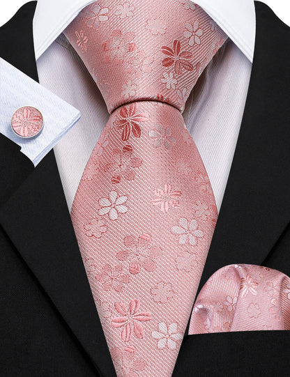 Coffret Cravate Mariage Homme Fleuri