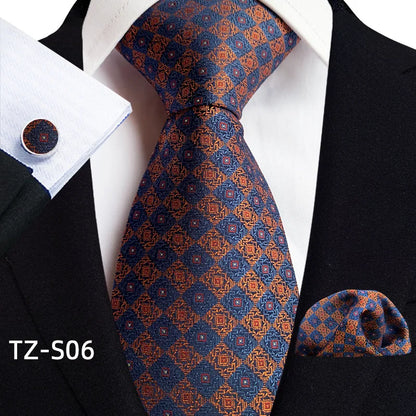 Cravate Mariage Homme et Pochette Assortie
