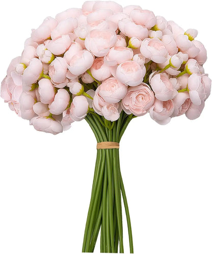 Bouquet de mariée 24 roses artificielles