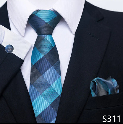 Coffret cravate mariage homme et pochette