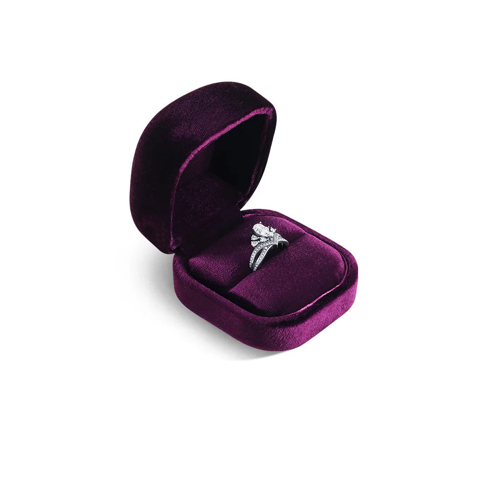 Boite Alliance Velours Mariage