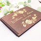 Livre d'Or Mariage Bois Gravé Personnalisé B5