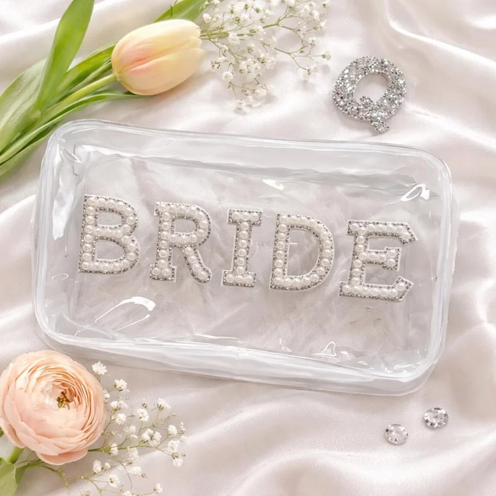 Trousse de Toilette Mariage Perlée
