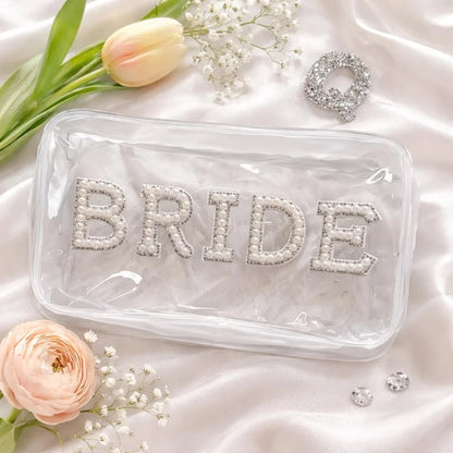 Trousse de Toilette Mariage Perlée