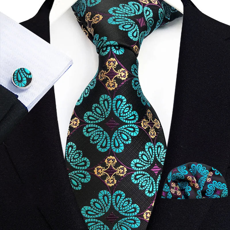 Cravate Mariage Jacquard Trois Pièces — vue 21