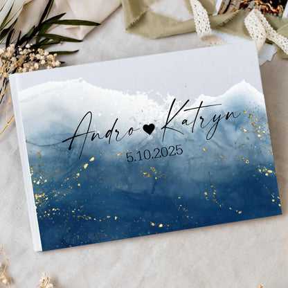 Livre d'Or Mariage Personnalisé 21 Décors au Choix