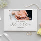 Livre d'or mariage luxe blanc album photo